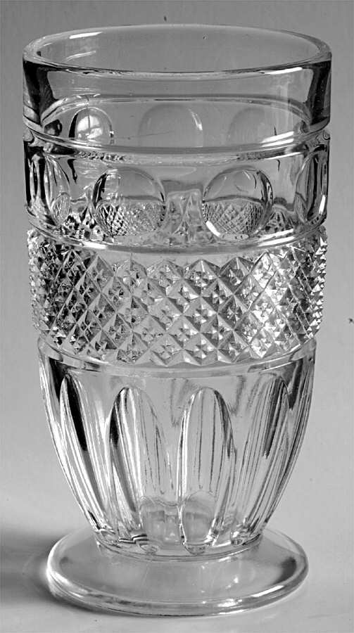 Tradition Clear 12 Oz Footed Tumbler by Imperial Glass-Ohio-1