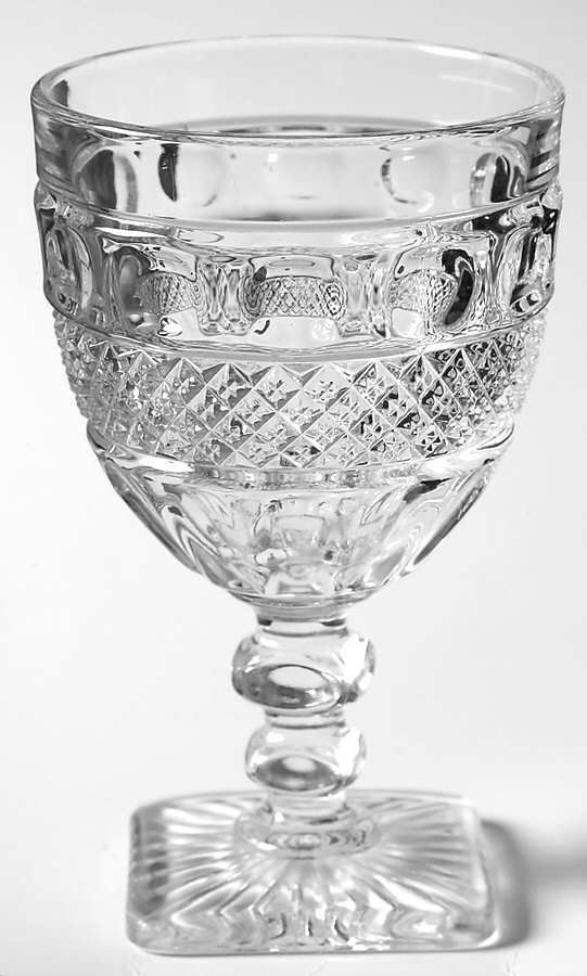 Tradition Clear Water Goblet by Imperial Glass-Ohio-1