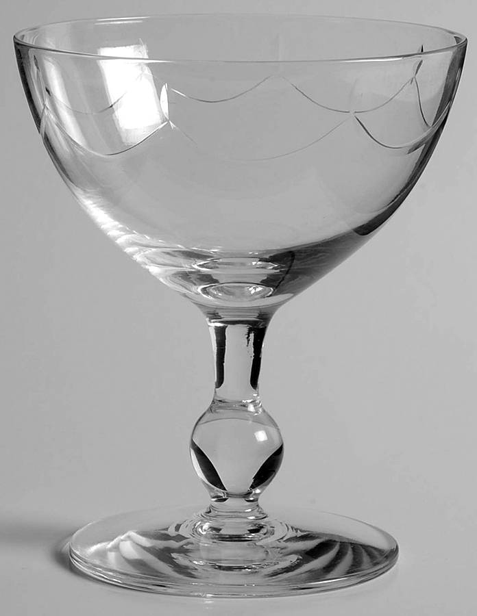Trousseau Champagne/Tall Sherbet by Imperial Glass-Ohio-1
