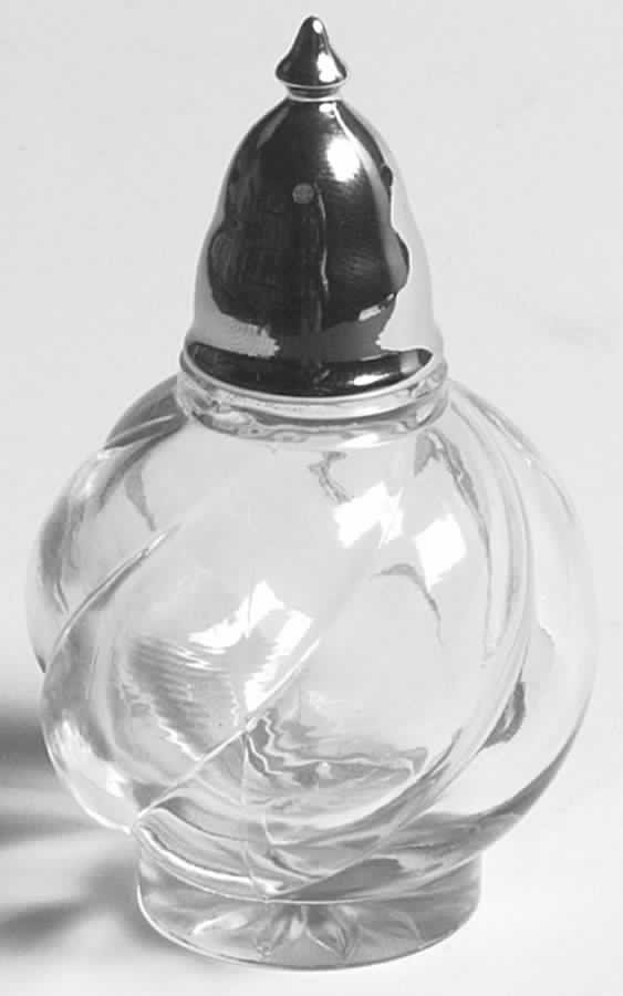 Twist Clear (No Trim) Shaker with Metal Lid by Imperial Glass-Ohio-1
