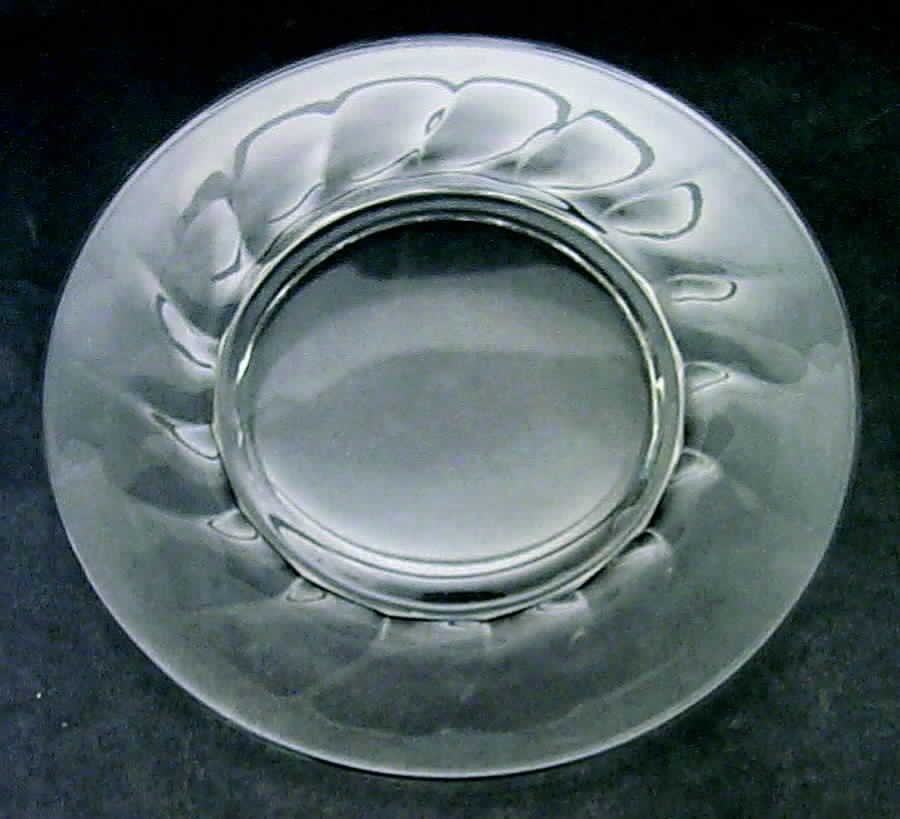Twist Clear (No Trim) Luncheon Plate by Imperial Glass-Ohio-1