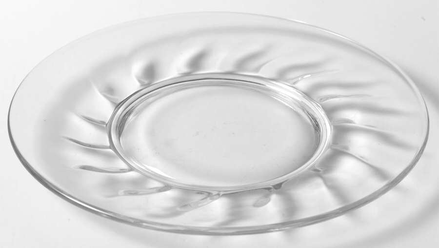 Twist Clear (No Trim) Bread & Butter Plate by Imperial Glass-Ohio-1