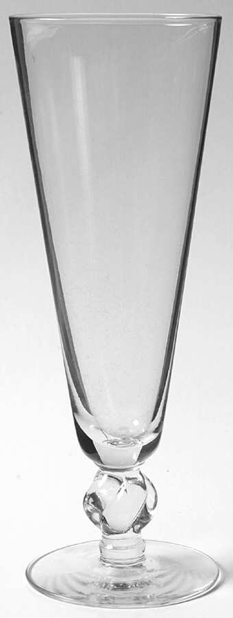 Twist Clear (No Trim) Pilsner Glass by Imperial Glass-Ohio-1