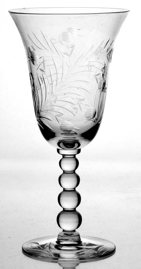 Valley Lily Water Goblet by Imperial Glass-Ohio-1