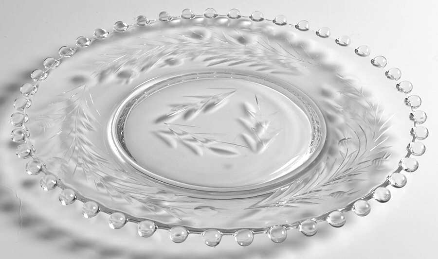 Valley Lily Luncheon Plate by Imperial Glass-Ohio-1