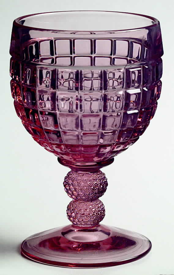 Victorian Azalea Water Goblet by Imperial Glass-Ohio-1