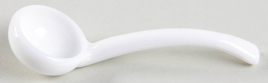 Vintage Grape Milk Glass Sauce Ladle by Imperial Glass-Ohio-1
