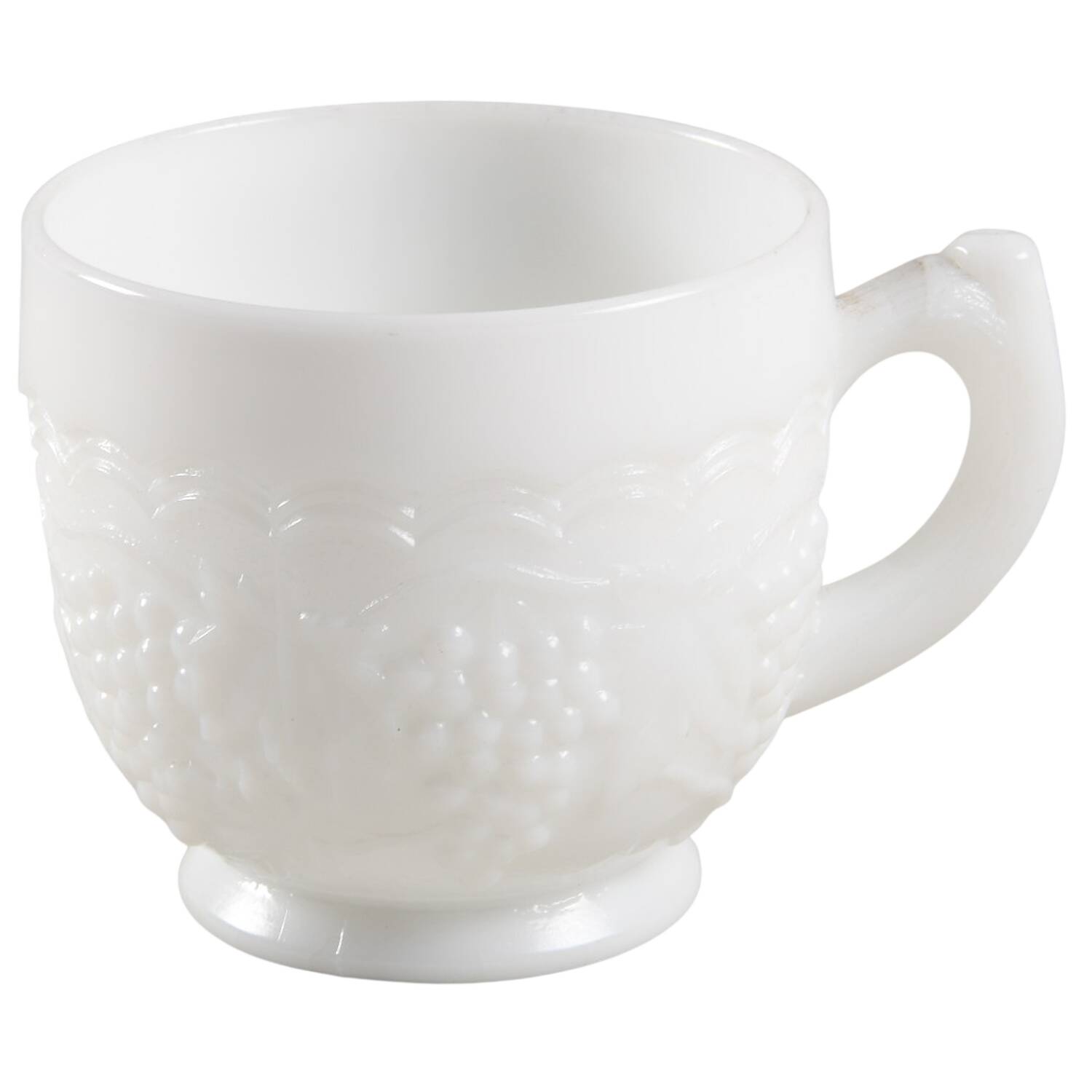 Vintage Grape Milk Glass Cup Only by Imperial Glass-Ohio-1