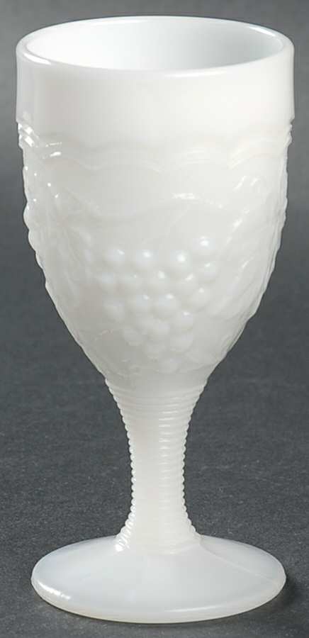 Vintage Grape Milk Glass Wine Glass by Imperial Glass-Ohio-1