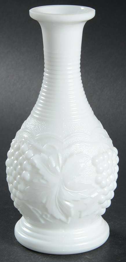 Vintage Grape Milk Glass Bud Vase by Imperial Glass-Ohio-1