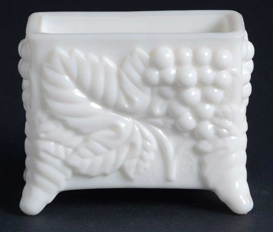 Vintage Grape Milk Glass Cigarette Holder by Imperial Glass-Ohio-1