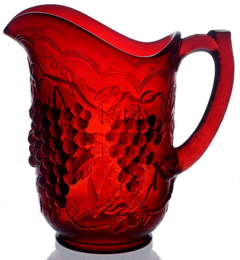 Vintage Grape Ruby 48 Oz Pitcher by Imperial Glass-Ohio-1