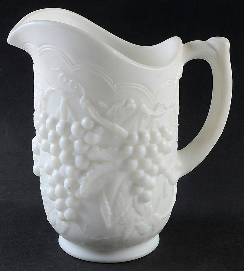 Vintage Grape Satin (Doeskin) Pitcher by Imperial Glass-Ohio-1