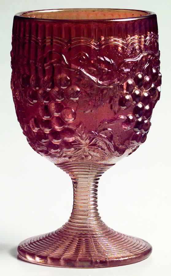 Vintage Carnival (Orange) Water Goblet by Imperial Glass-Ohio-1