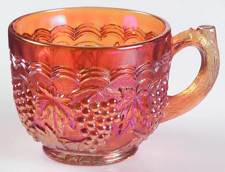 Vintage Carnival (Orange) Punch Cup by Imperial Glass-Ohio-1