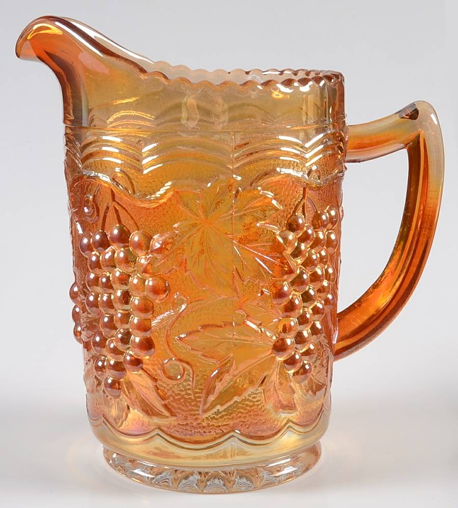 Vintage Carnival (Orange) 20 Oz Pitcher by Imperial Glass-Ohio-1