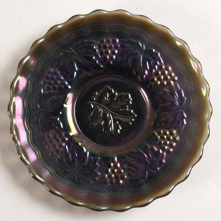 Vintage Carnival (Blue) Punch/Coffee/Tea, Saucer Only by Imperial Glass-Ohio-1