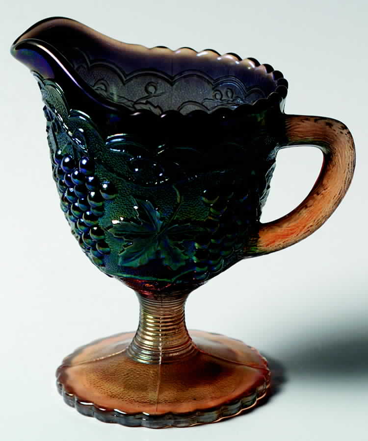 Vintage Carnival (Blue) Creamer by Imperial Glass-Ohio-1
