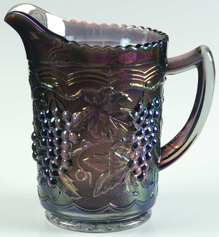 Vintage Carnival (Blue) 16 Oz Pitcher by Imperial Glass-Ohio-1