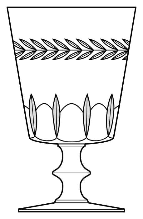 Wellesley Water Goblet by Imperial Glass-Ohio-1