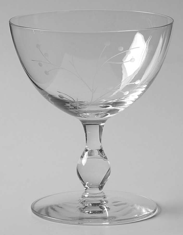 Winter Berry Champagne/Tall Sherbet by Imperial Glass-Ohio-1