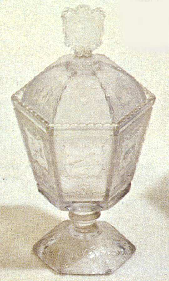 Zodiac Clear Candy Dish & Lid by Imperial Glass-Ohio-1