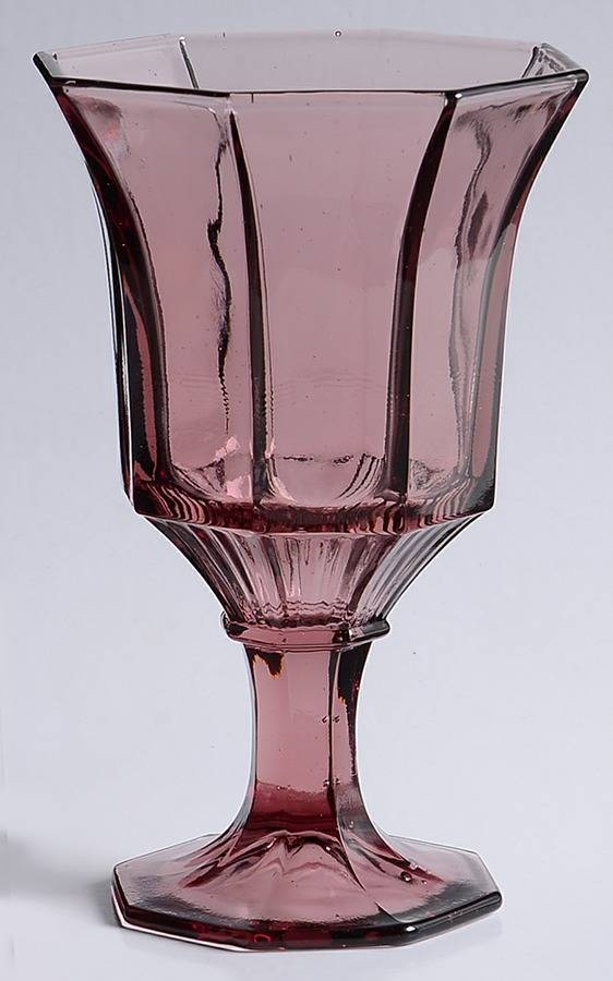 Octagonal Amethyst Water Goblet by Independence-1