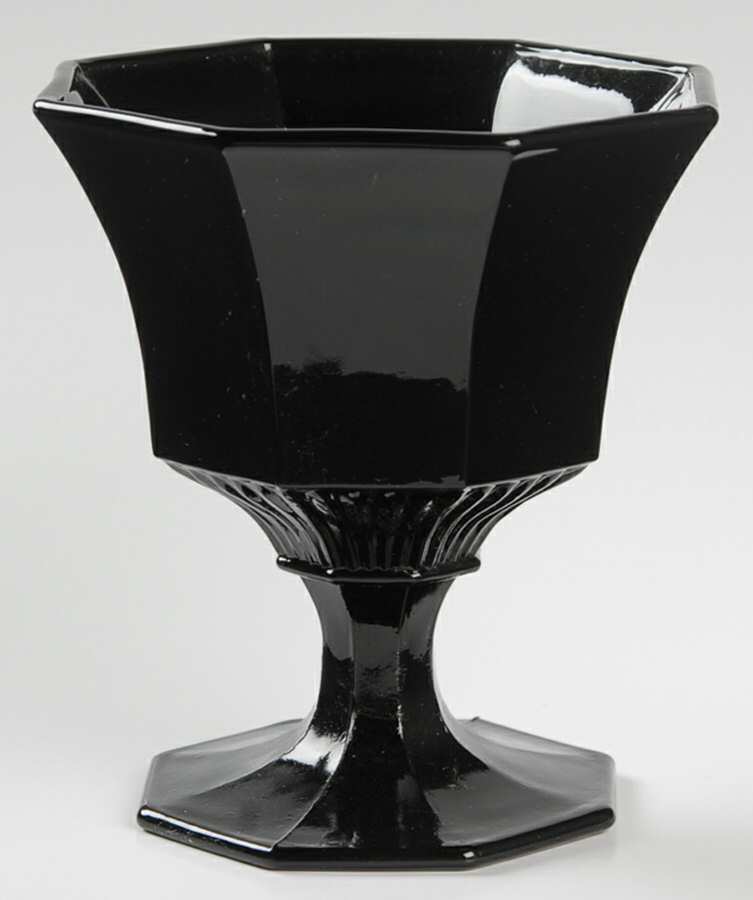 Octagonal Black Champagne/Tall Sherbet by Independence-1