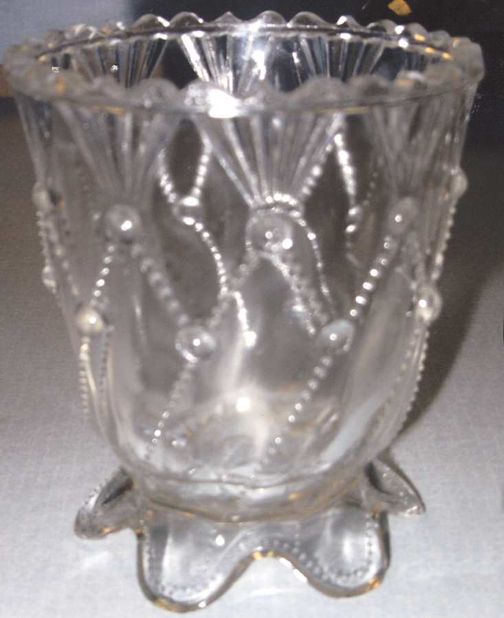 Cord Drapery Open Spooner by Indiana Glass-1
