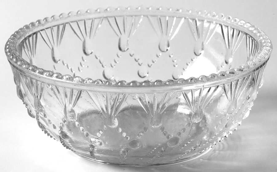 Cord Drapery Small Fruit Dessert Bowl by Indiana Glass-1