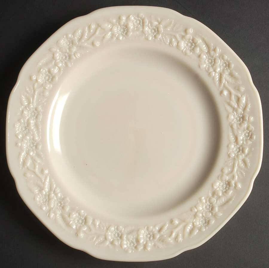 Indiana Custard Ivory Dinner Plate by Indiana Glass-1