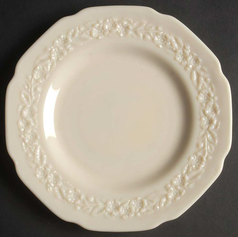 Indiana Custard Ivory 7" Salad Plate by Indiana Glass-1