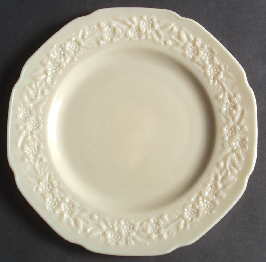Indiana Custard Ivory Luncheon Plate by Indiana Glass-1