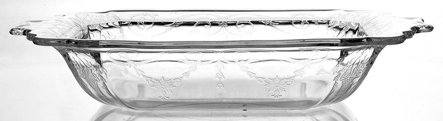 Lorain Clear Oval Vegetable Bowl by Indiana Glass-1