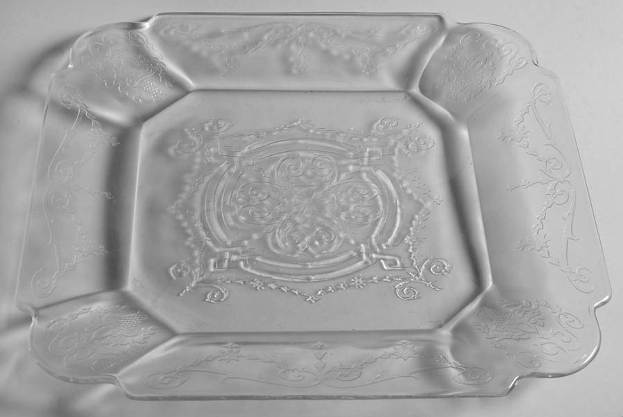 Lorain Clear Dinner Plate by Indiana Glass-1