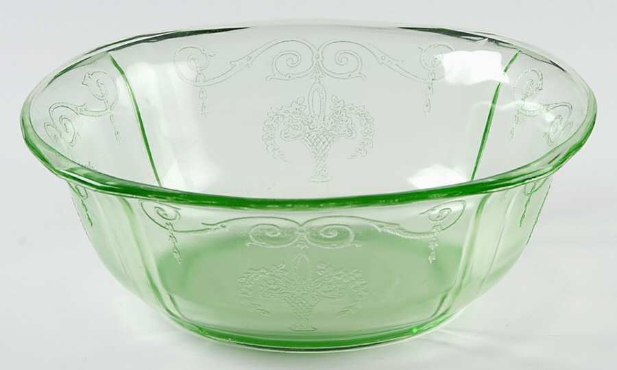 Lorain Green Salad Bowl by Indiana Glass-1