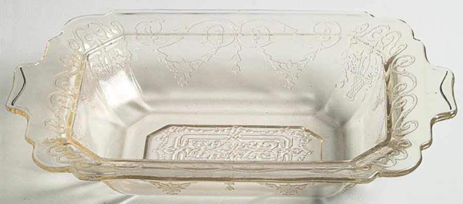 Lorain Yellow Oval Vegetable Bowl by Indiana Glass-1