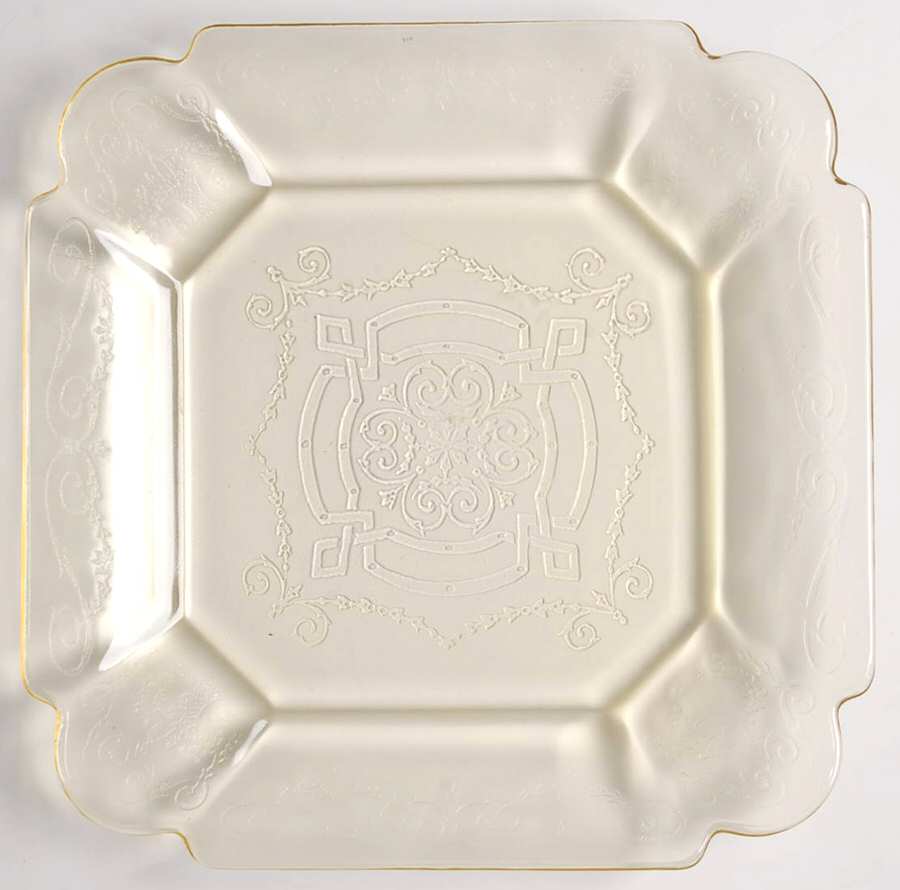 Lorain Yellow 7" Salad Plate by Indiana Glass-1