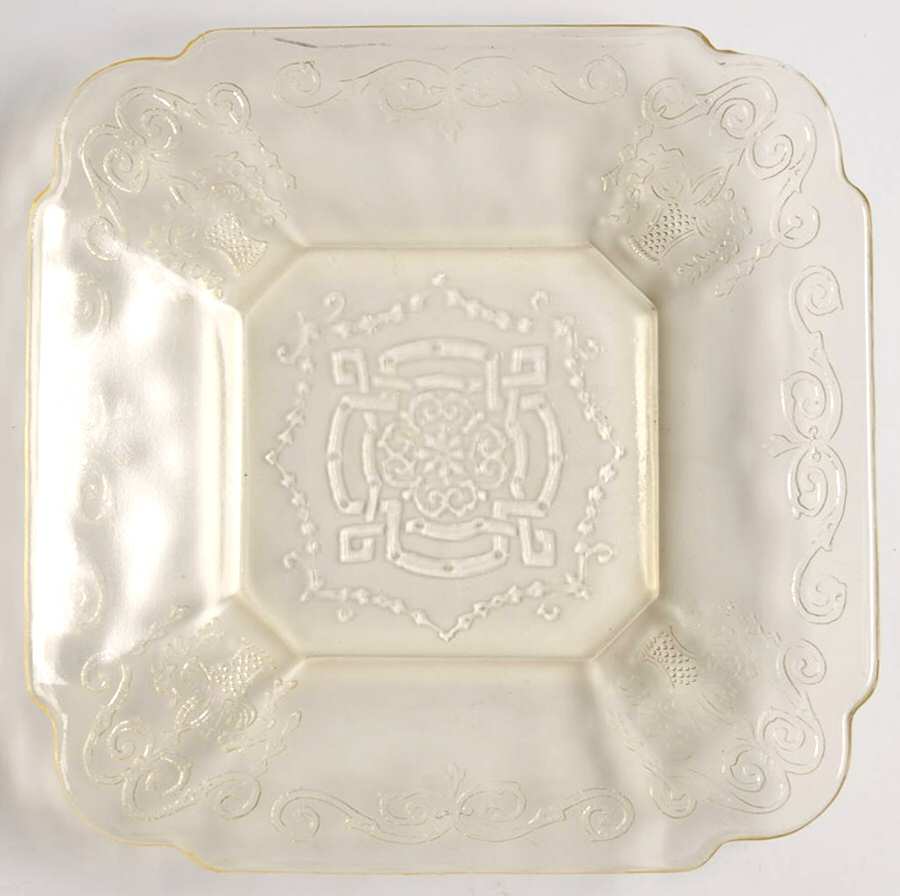 Lorain Yellow Bread & Butter Plate by Indiana Glass-1