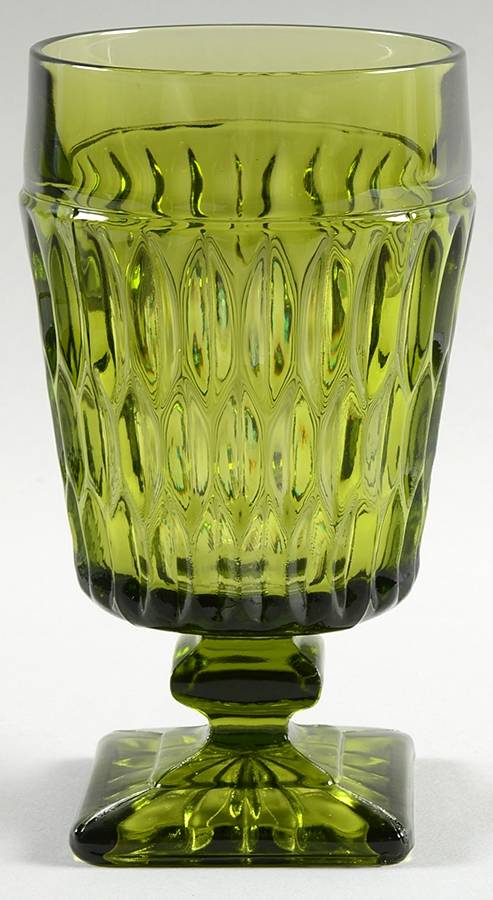 Mt. Vernon Green Iced Tea by Indiana Glass-1