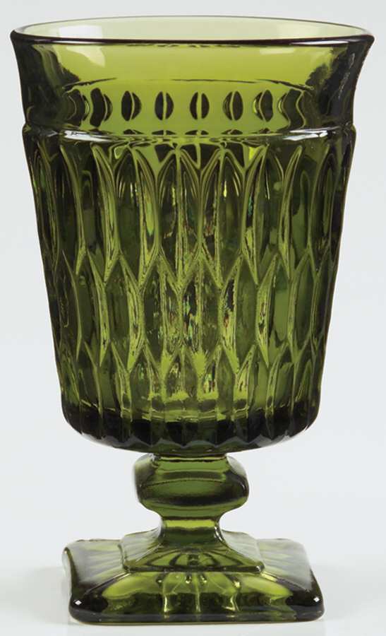 Mt. Vernon Green Iced Tea by Indiana Glass-1
