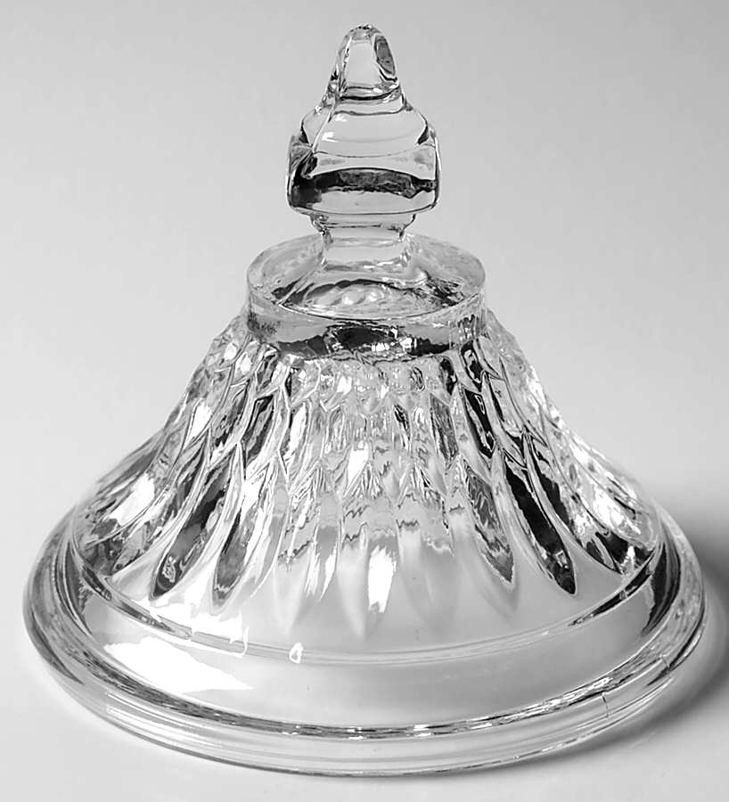 Mt. Vernon Clear Lid for Candy Dish by Indiana Glass-1
