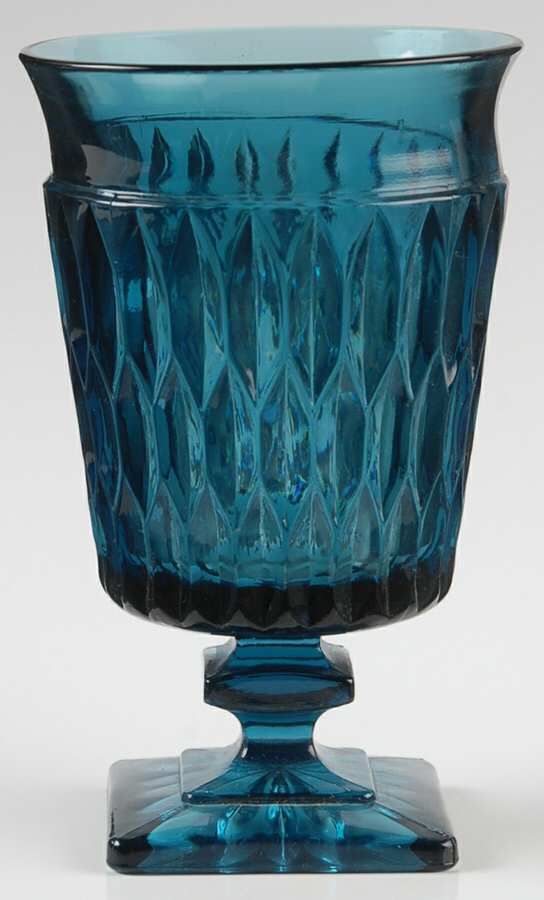 Mt. Vernon Blue Iced Tea by Indiana Glass-1