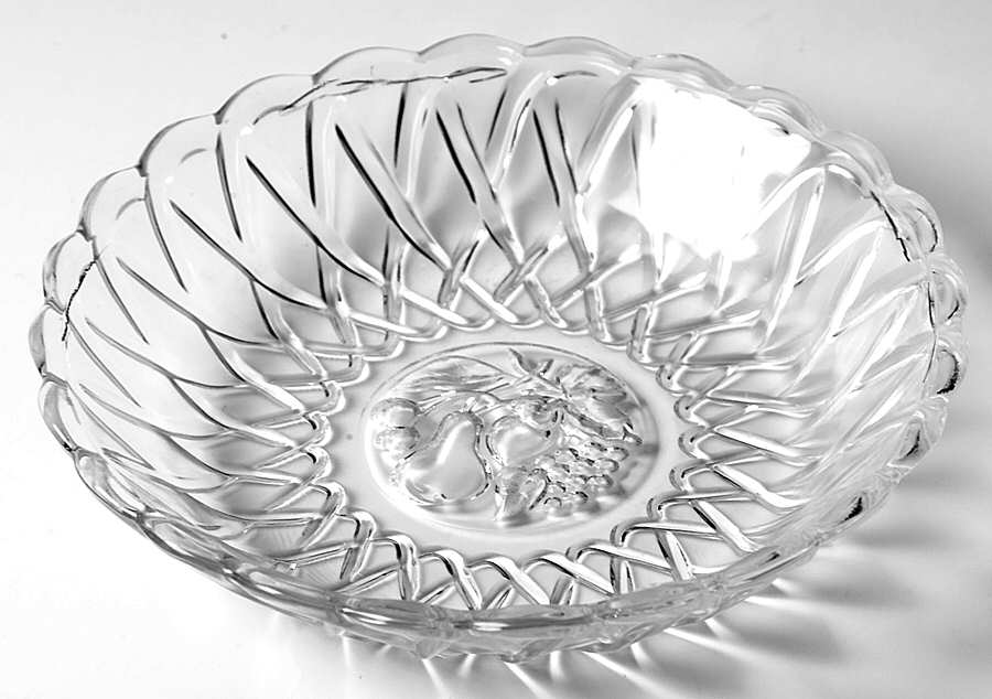 Pretzel Clear Coupe Soup Bowl by Indiana Glass-1