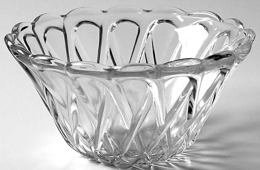 Pretzel Clear 4" Small Fruit/Dessert Bowl by Indiana Glass-1