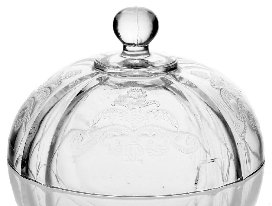 Recollection Clear Lid for Round Butter by Indiana Glass-1