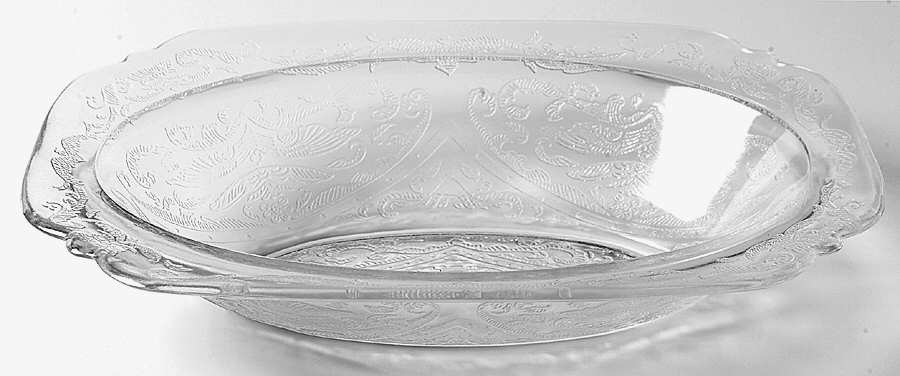 Recollection Clear 10" Oval Vegetable Bowl by Indiana Glass-1