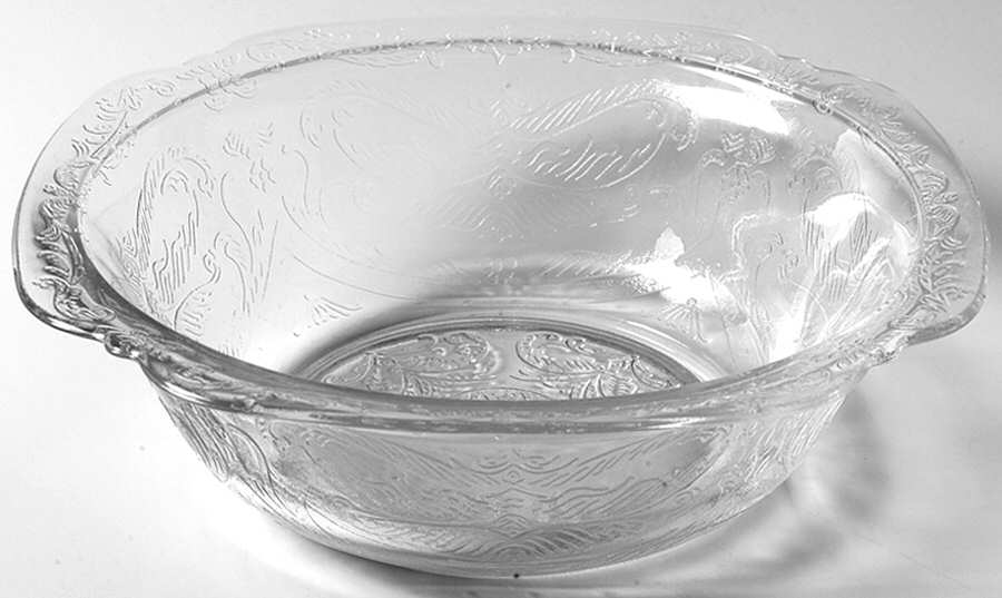 Recollection Clear Round Bowl by Indiana Glass-1