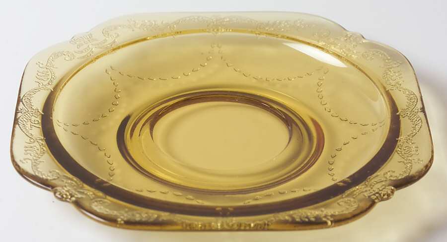 Recollection Amber Saucer Only by Indiana Glass-1