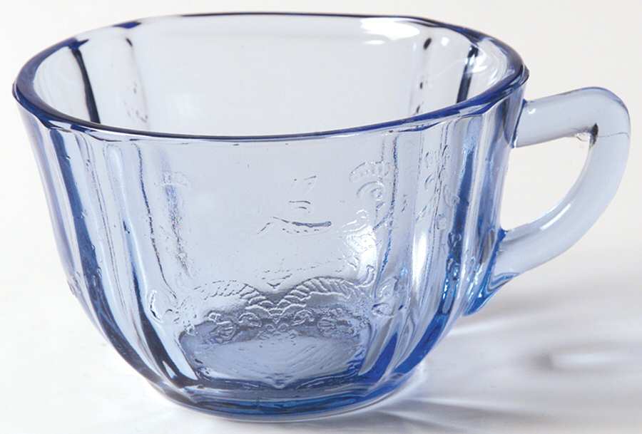Recollection Blue Cup Only by Indiana Glass-1